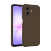 Samsung Galaxy A07 4g First Silikon - Kahverengi