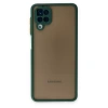 Samsung Galaxy A12 Kılıf Montreal Silikon Kapak - Yeşil