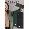 Samsung Galaxy A16 5g Kılıf Kelvin Kartvizitli Silikon - Kırmızı