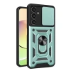 Samsung Galaxy A25 5g Kılıf Pars Lens Yüzüklü Silikon - Yeşil