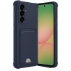 Samsung Galaxy A36 Kılıf Kelvin Kartvizitli Silikon - Lacivert