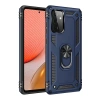 Samsung Galaxy A72 Kılıf Sofya Yüzüklü Silikon Kapak - Lacivert