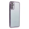Samsung Galaxy M23 Kılıf Razer Lensli Silikon - Mor