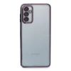 Samsung Galaxy M23 Kılıf Razer Lensli Silikon - Mor
