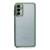 Samsung Galaxy M23 Kılıf Razer Lensli Silikon - Yeşil