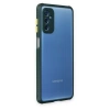 Samsung Galaxy M52 5g Kılıf Miami Şeffaf Silikon - Koyu Yeşil