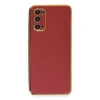 Samsung Galaxy S20 Kılıf Volet Silikon - Kırmızı