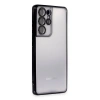 Samsung Galaxy S21 Ultra Kılıf Razer Lensli Silikon - Siyah