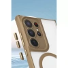 Samsung Galaxy S23 Ultra Kılıf Enka Magsafe Silikon Kılıf - Şeffaf