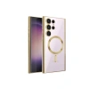 Samsung Galaxy S23 Ultra Kılıf Kross Magneticsafe Kapak - Gold