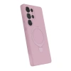 Samsung Galaxy S23 Ultra Regal Magsafe Standlı Kapak - Açık Pembe