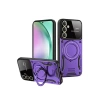 Samsung Galaxy S24 Fe Kılıf Joy Lens Standlı Kapak - Mor