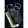 Samsung Galaxy S24 Fe Kılıf Joy Lens Standlı Kapak - Siyah