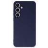 Samsung Galaxy S24 Fe Kılıf Nano İçi Kadife Silikon - Lacivert