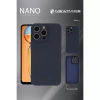 Samsung Galaxy S24 Fe Kılıf Nano İçi Kadife Silikon - Lacivert