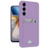 Samsung Galaxy S24 Plus Kelvin Kartvizitli Silikon - Lila