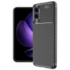 Samsung Galaxy S25 Edge Kılıf Auto Focus Karbon Kapak - Siyah
