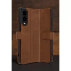Samsung Galaxy S25 Edge Trend S Plus Kapaklı Kılıf - Taba
