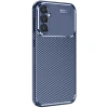 Samsung Galaxy S25 Plus Kılıf Auto Focus Karbon Kapak - Lacivert