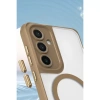 Samsung Galaxy S25 Plus Kılıf Enka Magsafe Silikon Kılıf - Desert
