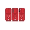 Samsung Galaxy S25 Plus Kılıf Zuma Kartvizitli Yüzüklü Silikon - Siyah