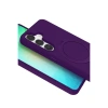 Samsung Galaxy S25 Regal Magsafe Standlı Kapak - Derin Mor