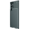 Samsung Galaxy S25 Ultra Kılıf Auto Focus Karbon Kapak - Koyu Yeşil
