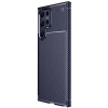 Samsung Galaxy S25 Ultra Kılıf Auto Focus Karbon Kapak - Lacivert