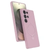 Samsung Galaxy S25 Ultra Regal Magsafe Standlı Kapak - Açık Pembe