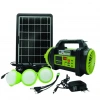 Şarjlı 30 W Solar Şarjlı Ev Aydınlatma Seti Radyo Ve Fan Powebank WS-5683