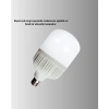 Şarjlı LED Torch Ampul 30 Watt Beyaz Işık Enerji Tasarruflu