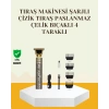 Şarjlı Titanyum Bıçaklı Saç ve Sakal Kesme Makinesi