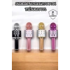 Şarjlı ve Uzun Pil Ömürlü Karaoke Mikrofon USB Bellek Destekli Profesyonel Ses