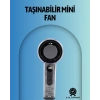 Şeffaf Kasa El Fanı | 5V 2A | 100 Kademeli Hava Akışı | Type-C Girişli