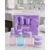 Şeffaf Seyahat Dolum Şişesi Seti 5 Parça Kozmetik Organizer