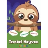 Şekilli Hayvanlar Serisi - Tembel Hayvan Aktivite Boyama Çıkartma Kitabı