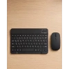 Sessiz Tuşlu Kablosuz Klavye Mouse Seti Çoklu Cihaz Uyumlu