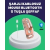 Sessiz ve Ergonomik Kablosuz Fare - 30 Gün Kullanım 2 Modlu Bağlantı
