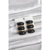 Siyah Vintage Model Gold Renk Kadın Küpe - TJ-BKP11675
