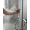 Spiral Hortumlu 4 Kademeli Krem El Duşu Başlığı Banyo Duş Seti