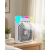 Su Buharlı Mini Klima Fan RGB Işıklı Taşınabilir Serinletici