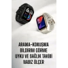 Suya Dayanıklı Bluetooth Akıllı Saat GPS Adımsayar Nabız & Sağlık Takibi