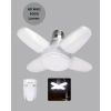 Tasarruflu Pervane LED Ampül 4 Kollu 60 Watt Geniş Alan Aydınlatma