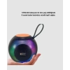 Taşınabilir Bluetooth Hoparlör – RGB Işıklı Güçlü Bas ve 8 Saat Pil Ömrü