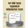 Taşınabilir Mini Termal Yazıcı 200 DPI Bluetooth Bağlantılı