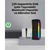 Taşınabilir Şarjlı Hoparlör USB SD Kart AUX Girişli