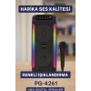 Taşınabilir Şarjlı Hoparlör USB SD Kart AUX Girişli