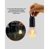 Taşınabilir Şarjlı LED Kamp Lambası – Type-C Girişli ve Kancalı Tasarım