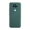 Tecno Camon 16 Kılıf Nano İçi Kadife Silikon - Koyu Yeşil