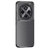 Tecno Spark 30 Kılıf Auto Focus Karbon Kapak - Siyah